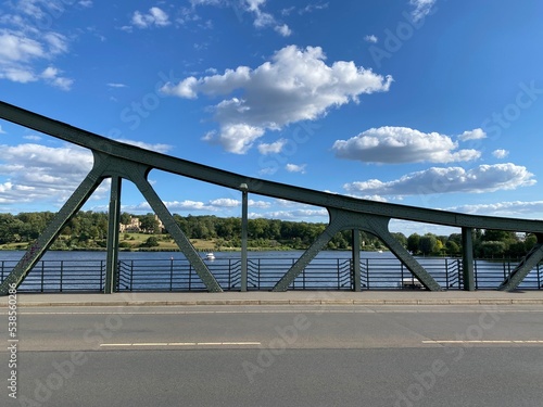 Glienicker Brücke bridge over the river
