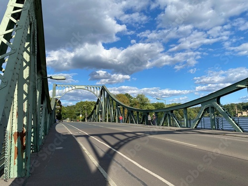 Glienicker Brücke bridge over the river