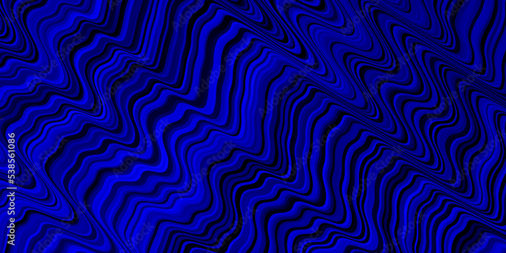 Light BLUE vector background with lines.