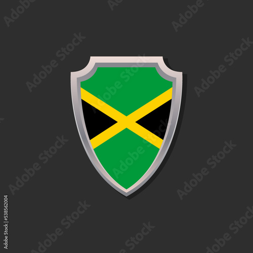 Free Download Illustration of Jamaica flag Template - GFXLoad
