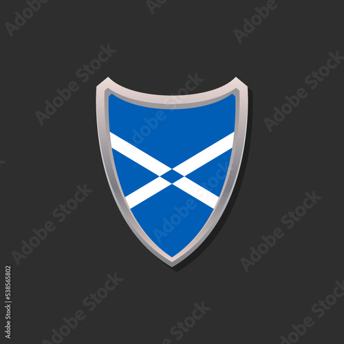 Free Download Illustration of Scotland flag Template - GFXLoad