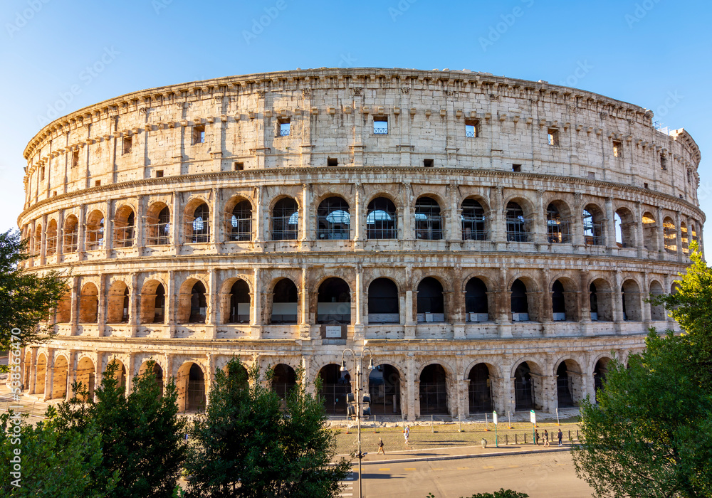Colosseum (Coliseum) building in Rome, Italy
