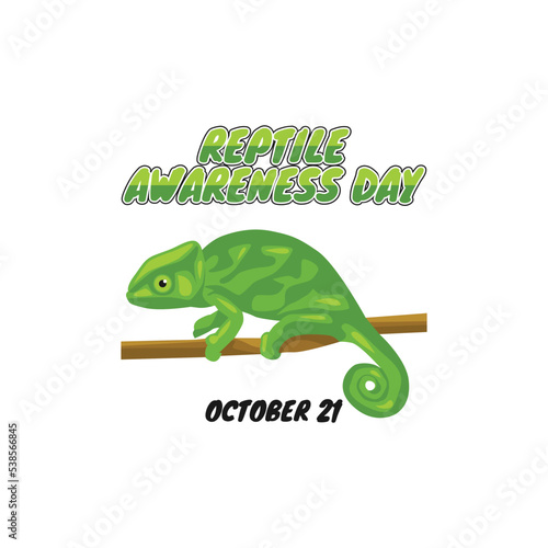 vector graphic of reptile awareness day good for reptile awareness day celebration. flat design. flyer design.flat illustration.