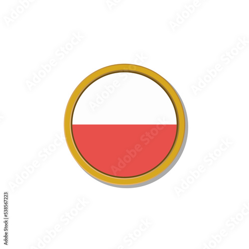 Free Download Illustration of Poland flag Template - GFXLoad