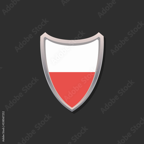 Free Download Illustration of Poland flag Template - GFXLoad