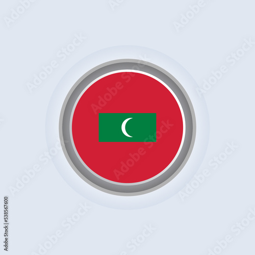 Free Download Illustration of Maldives flag Template - GFXLoad