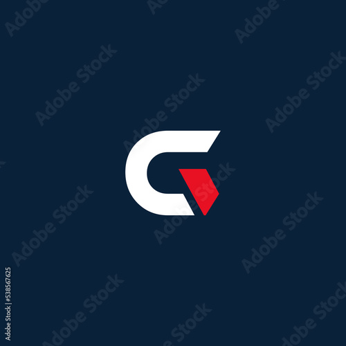 G letter logo design template elements. Modern abstract digital alphabet letter logo. Vector illustration.