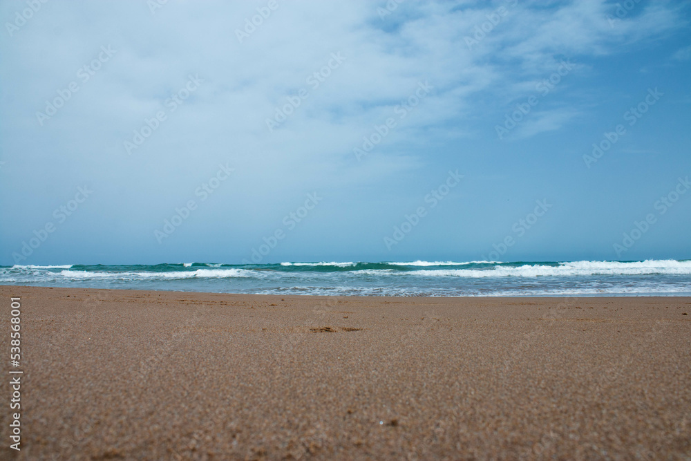 beach in the morning