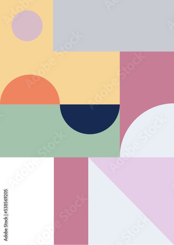 Retro Abstract Shapes and Posters. Easy to make great branding design, websites, packaging and print design or use it for your social media activity with set of abstract retro inspired shapes.