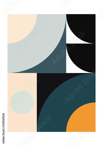 Retro Abstract Shapes and Posters. Easy to make great branding design, websites, packaging and print design or use it for your social media activity with set of abstract retro inspired shapes.