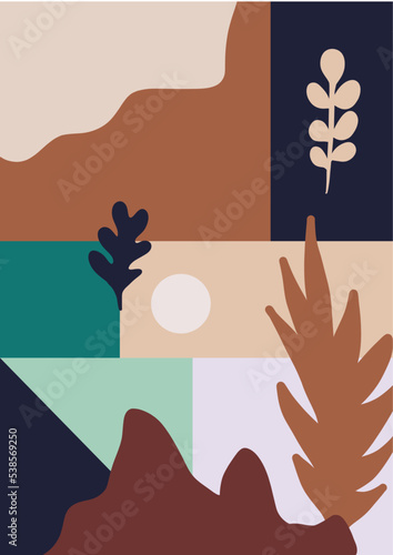 Retro Abstract Shapes and Posters. Easy to make great branding design, websites, packaging and print design or use it for your social media activity with set of abstract retro inspired shapes.