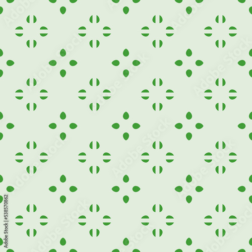 pattern design with abstract ornament motif