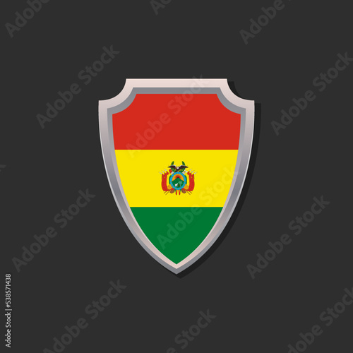 Illustration of Bolivia flag Template Free Download Illustration of Bolivia flag Template - GFXLoad