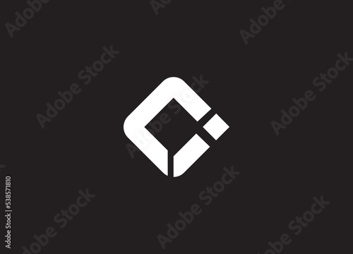 Tablou pe pânză CI logo design and company logo