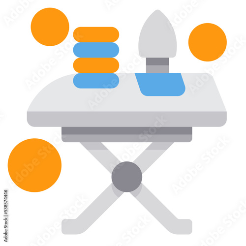 iron board flat icon