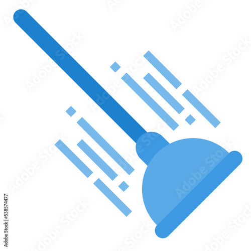 plunger flat icon