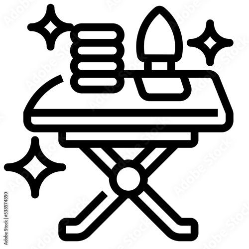 iron board outline icon