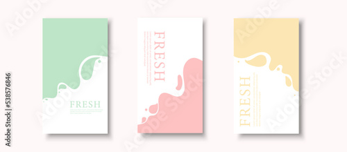 modern background. story template, soft color