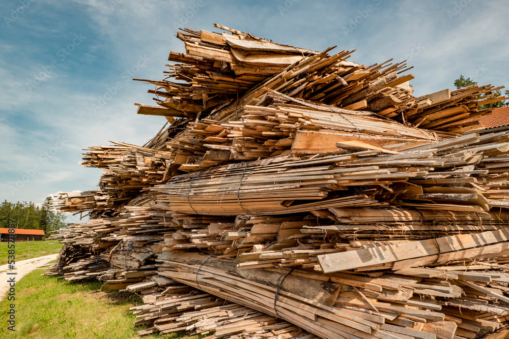 stack of logs