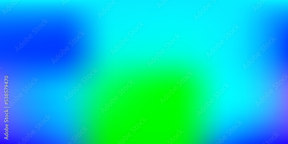 Light Multicolor vector blurred backdrop.