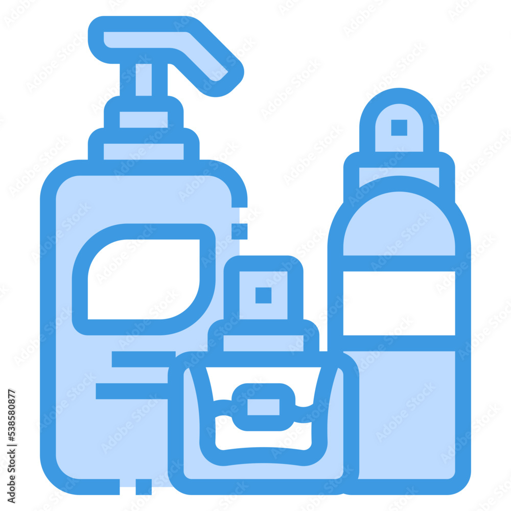 liquid soap blue outline icon liquid soap blue outline icon