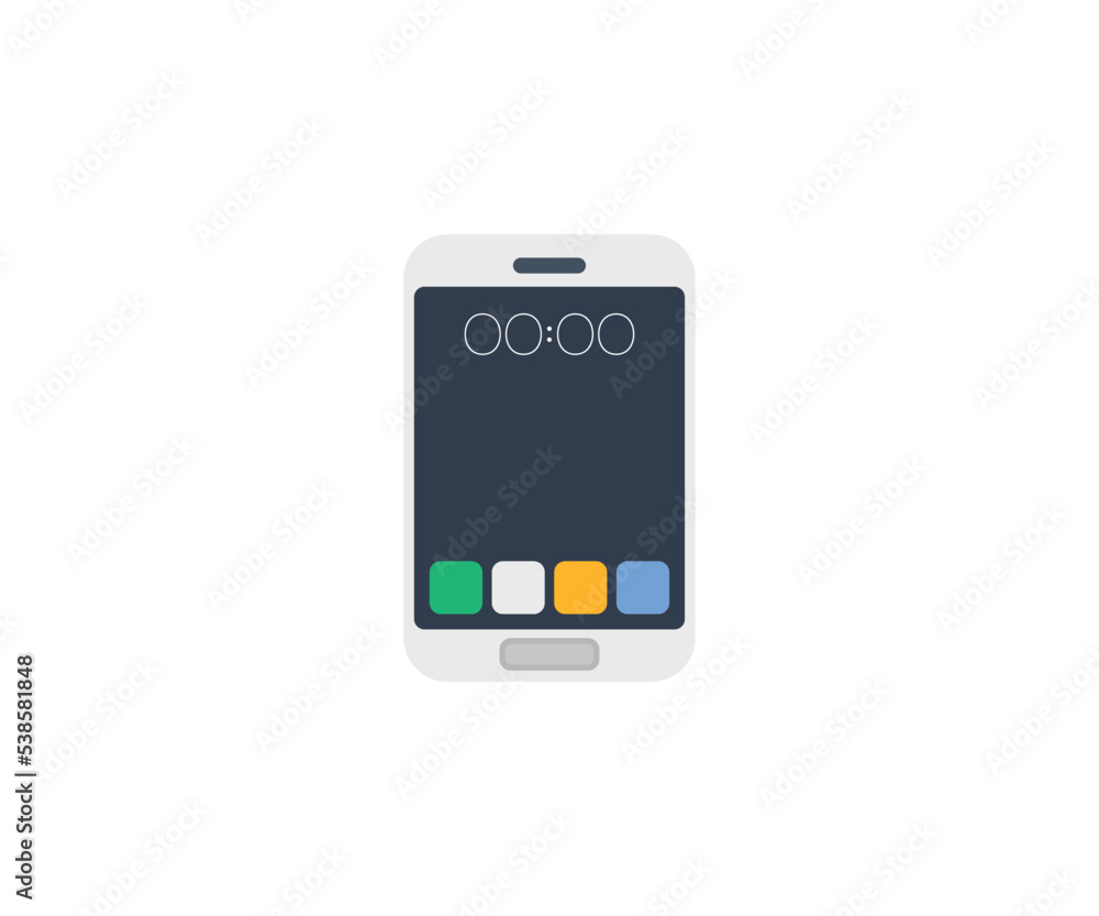 Smartphone Vector Isolated Emoticon. Smartphone Icon Smartphone Vector Isolated Emoticon. Smartphone Icon