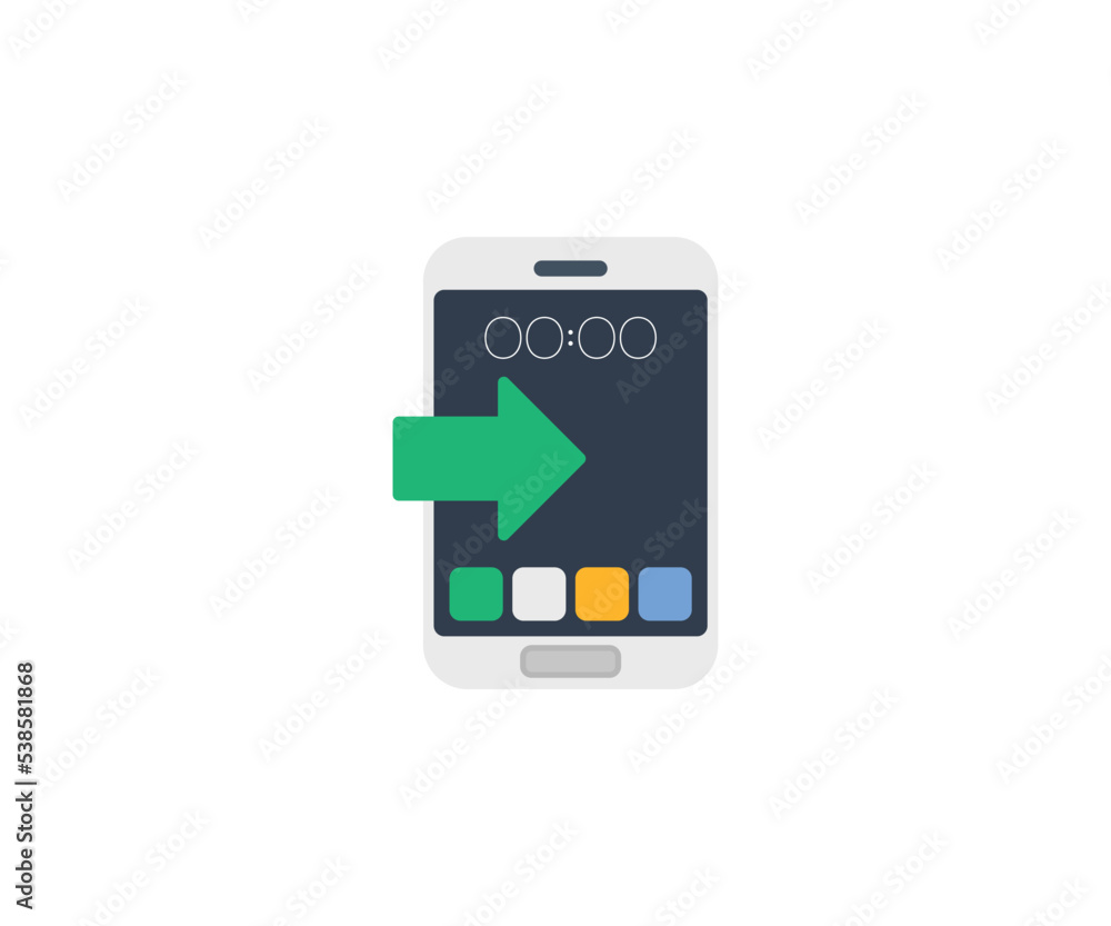 Mobile Phone vector isolated icon. Phone Call emoji illustration. Incoming Call vector isolated emoticon Mobile Phone vector isolated icon. Phone Call emoji illustration. Incoming Call vector isolated emoticon