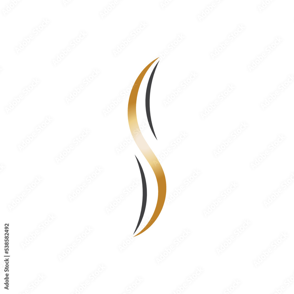 hair wave logo vector illustration design hair wave logo vector illustration design