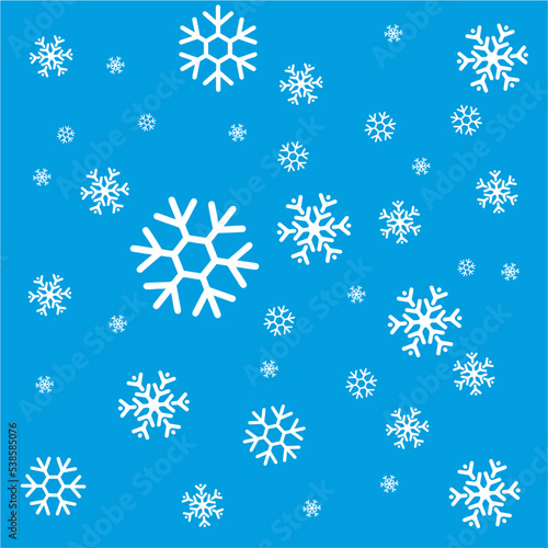 christmas elements background design Vector illustration, merry xmas snow banner, wallpaper or backdrop decor