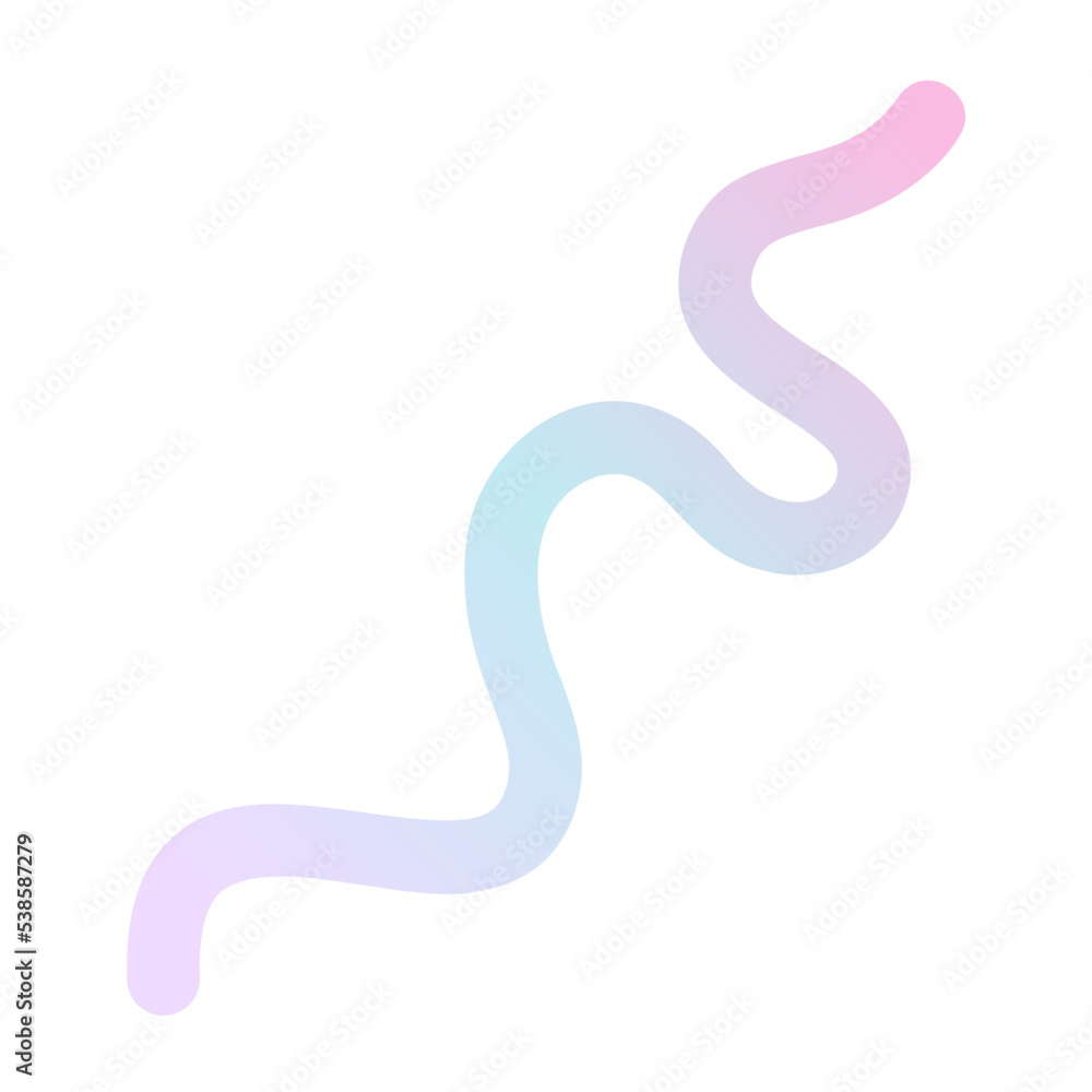 Fototapeta premium squiggly line