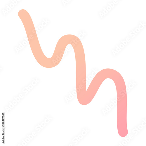 squiggly line
