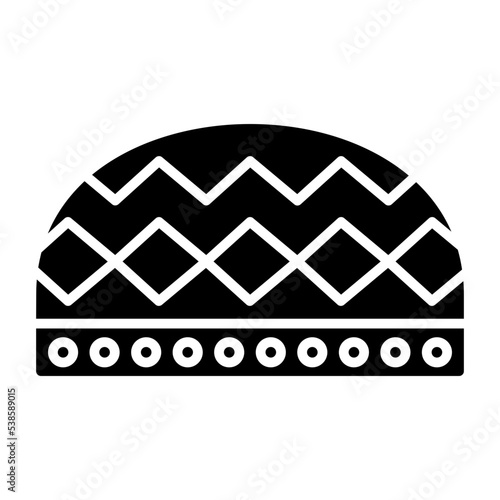 Hat Glyph Icon