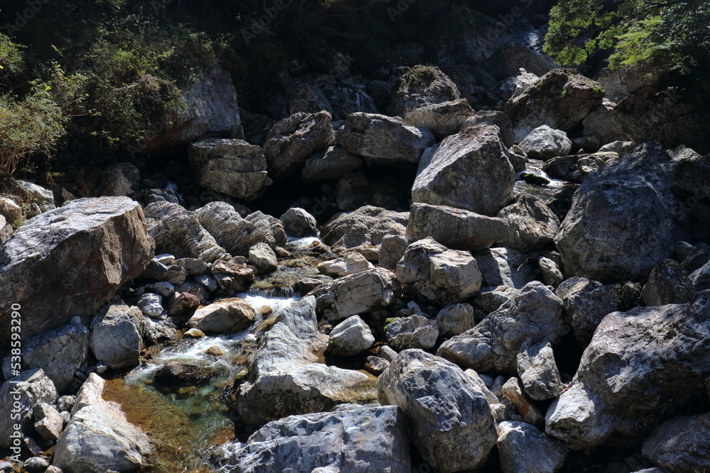 岩屋川渓谷の景観 (高知県 仁淀川町) 岩屋川渓谷の景観 (高知県 仁淀川町)