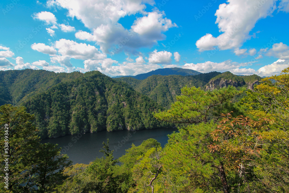 Lake Horai from a mountain Lake Horai from a mountain