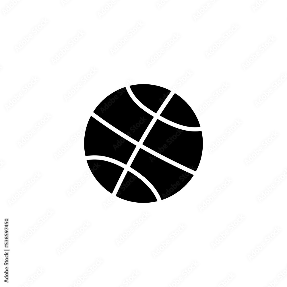 Basketball icon vector illustration. Basketball ball sign and symbol Basketball icon vector illustration. Basketball ball sign and symbol