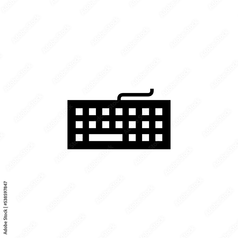 Keyboard icon vector illustration. keyboard sign and symbol Keyboard icon vector illustration. keyboard sign and symbol