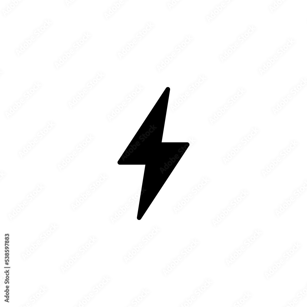 Lightning icon vector illustration. electric sign and symbol. power icon. energy sign Lightning icon vector illustration. electric sign and symbol. power icon. energy sign