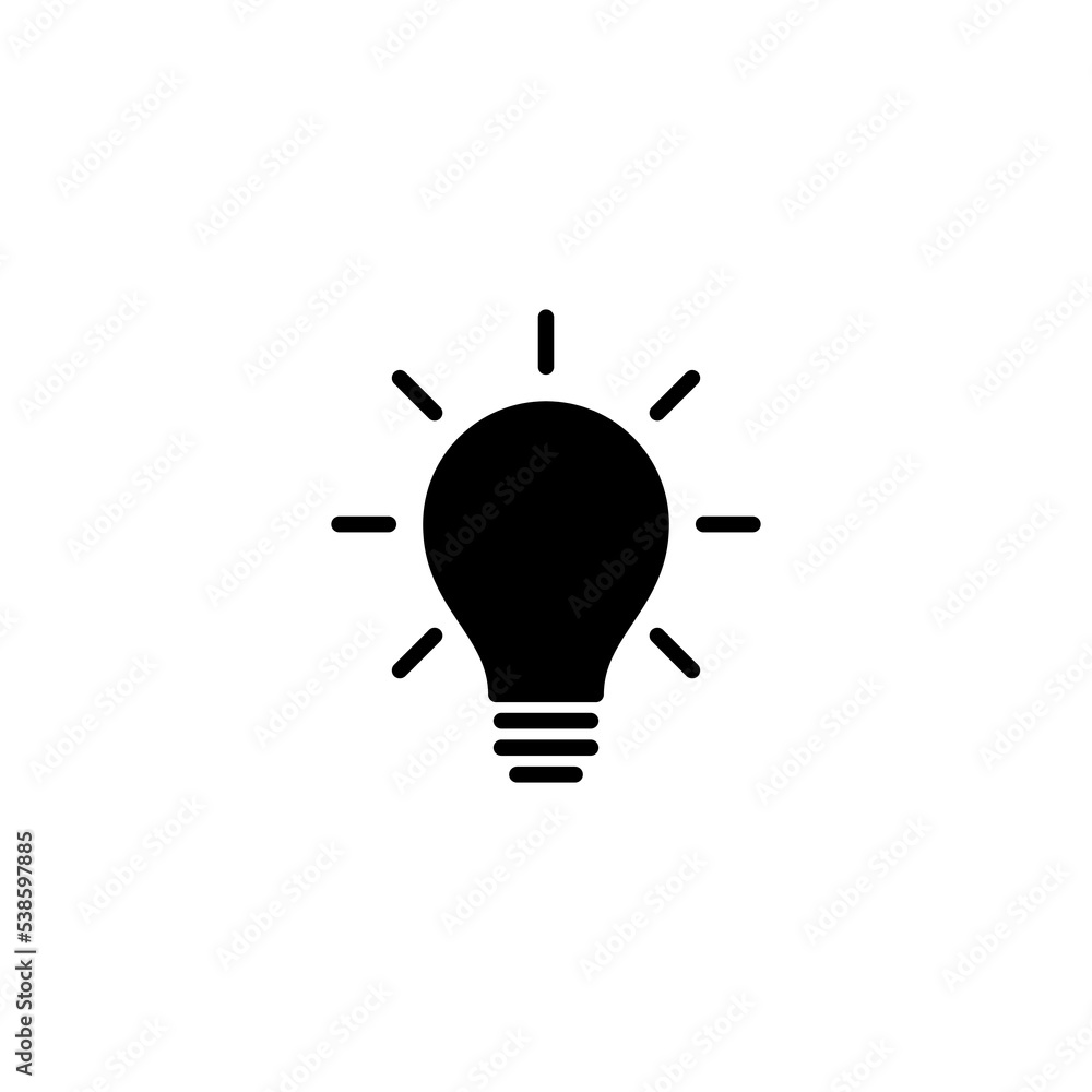 Lamp icon vector illustration. Light bulb sign and symbol. idea symbol. Lamp icon vector illustration. Light bulb sign and symbol. idea symbol.