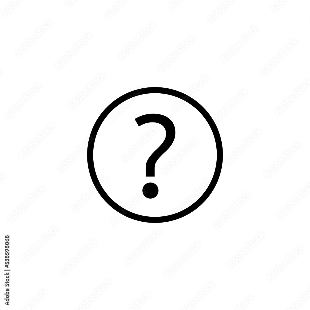 Question icon vector illustration. question mark sign and symbol