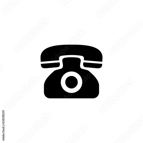 Telephone icon vector illustration. phone sign and symbol