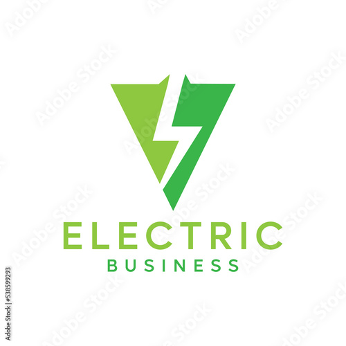 Free Download Flash Icon Thunder Bolt Letter S Electricity Logo. Flat Vector Logo Design Template Element - GFXLoad