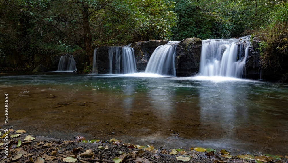 Fototapeta premium Waterfall of Monte Gelato, Mazzano Romano.