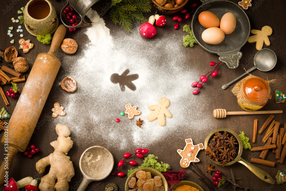 Honey and other gingerbread cookies ingredients Honey and other gingerbread cookies ingredients