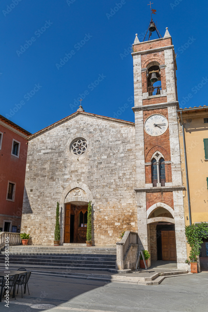 Chiesa di San Francesco, à San Quirico d'Orcia, Italie