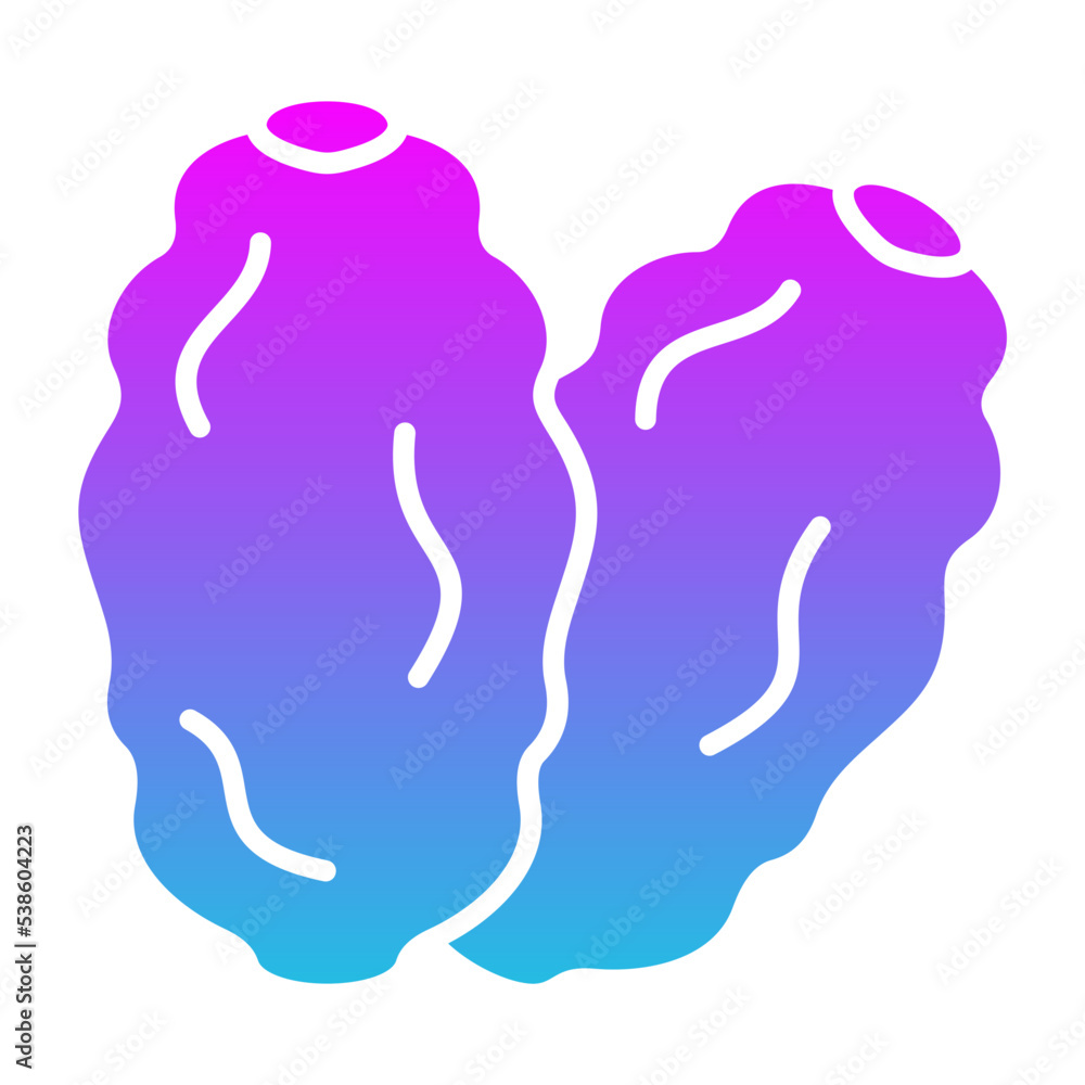 Dates Glyph Gradient Icon Dates Glyph Gradient Icon