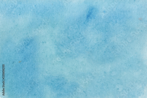 Abastract watercolor texture background, soft blue vector watercolor grunge, splash brush for design.