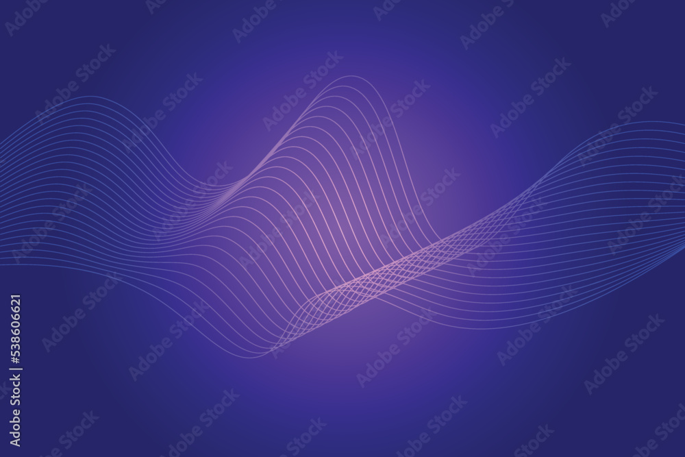 Abstract background with colorful wavy lines. Abstract Blue Purple gradient background design
Abstract background with colorful wavy lines. Abstract Blue Purple gradient background design