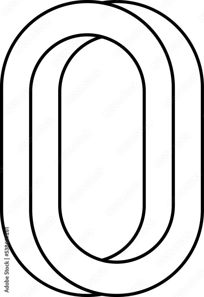 Impossible shape numbers font 0 . Impossible shape numbers font 0 .