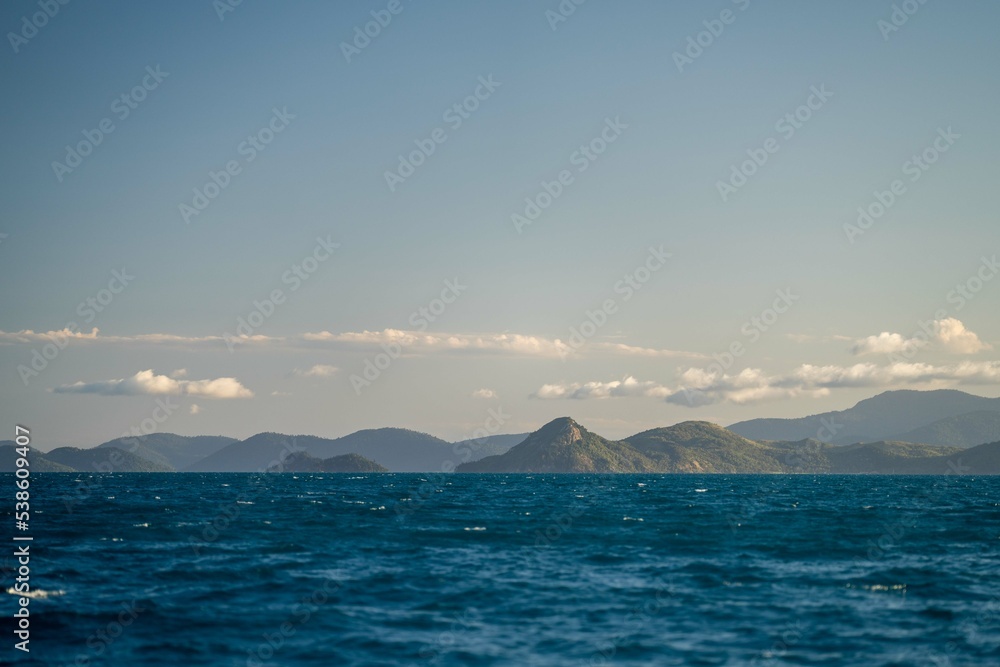 tourism in a tropical island in summer on the ocean in the great barrier reef queensland tourism in a tropical island in summer on the ocean in the great barrier reef queensland
