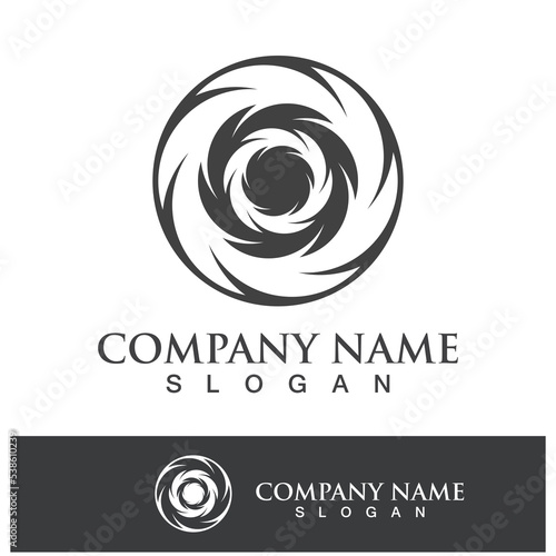 Vortex logo symbol icon illustration